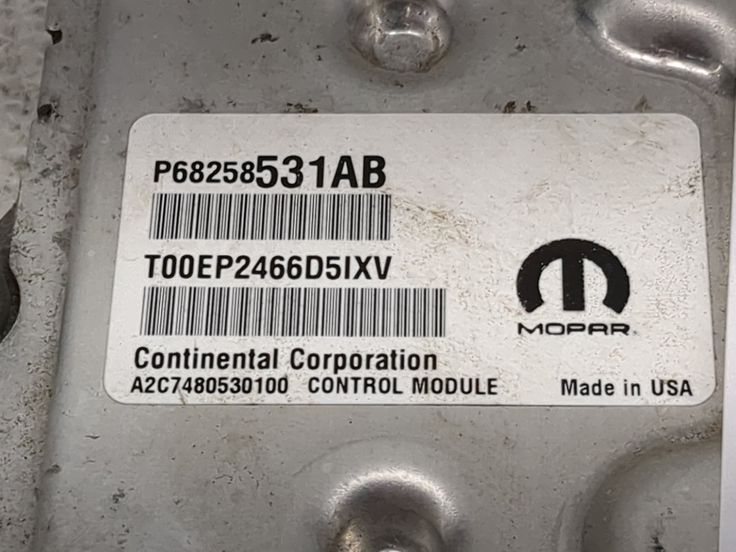 2016-2017 Chrysler 200 PCM Engine Control Computer ECU ECM PCU OEM P/N:P68258531AB P68258531AA, P68250527AH Fits Fits 2016 2