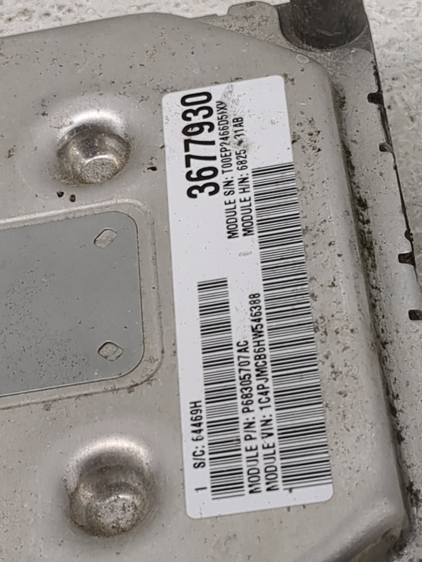 2016-2017 Chrysler 200 PCM Engine Control Computer ECU ECM PCU OEM P/N:P68258531AB P68258531AA, P68250527AH Fits Fits 2016 2