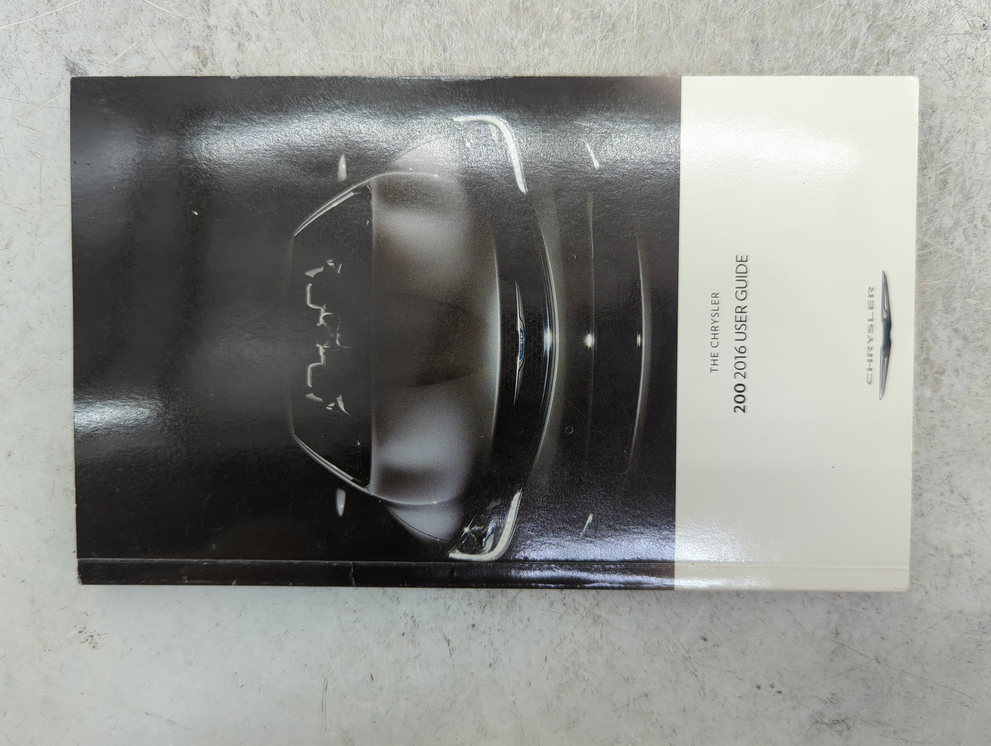 2016 Chrysler 200 Owners Manual Book Guide P/N:16UF-926-AA 16UF-426-AA OEM Used Auto Parts - Oemusedautoparts1.com