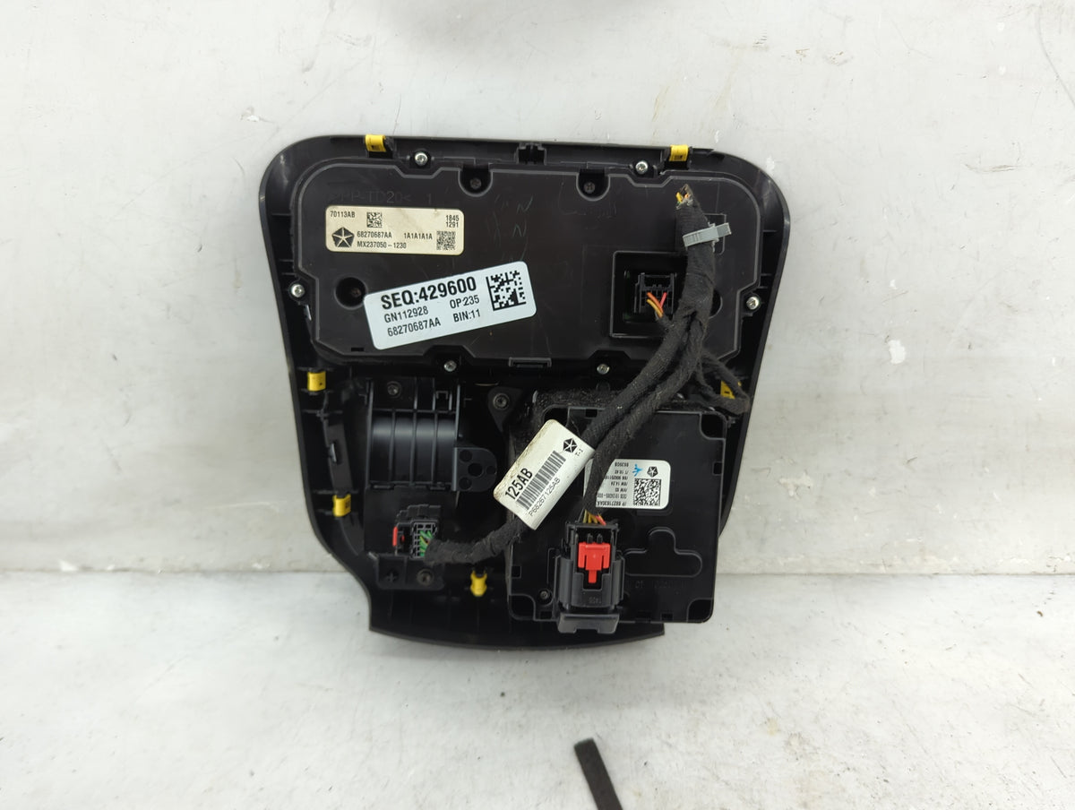 2016-2017 Chrysler 200 Climate Control Module Temperature AC/Heater Replacement P/N:68270687AA MX237050-1230 Fits Fits 2016 
