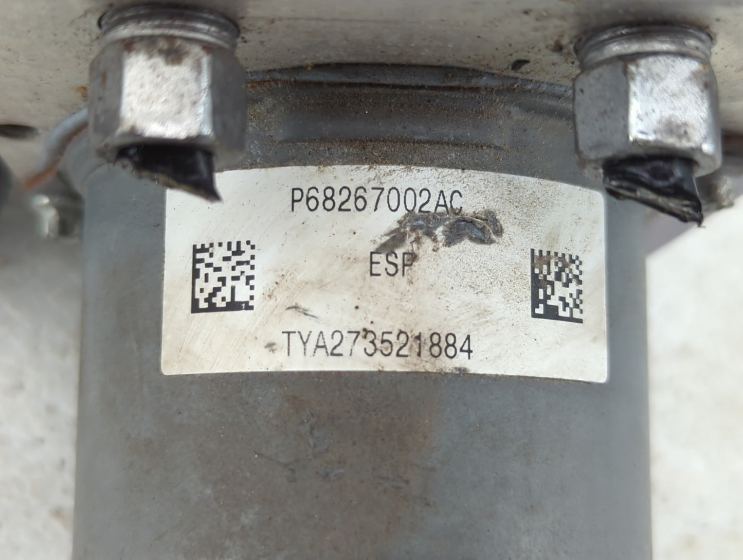 2016 Chrysler 200 ABS Pump Control Module Replacement P/N:68267002AC 68293539AB Fits OEM Used Auto Parts - Oemusedautoparts1