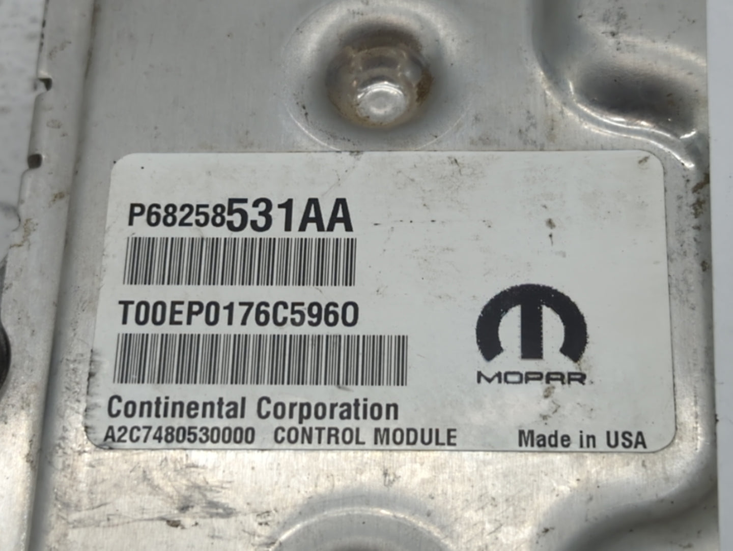 2016-2017 Chrysler 200 PCM Engine Control Computer ECU ECM PCU OEM P/N:P68258531AB P68250527AG, P68258531AA Fits Fits 2016 2