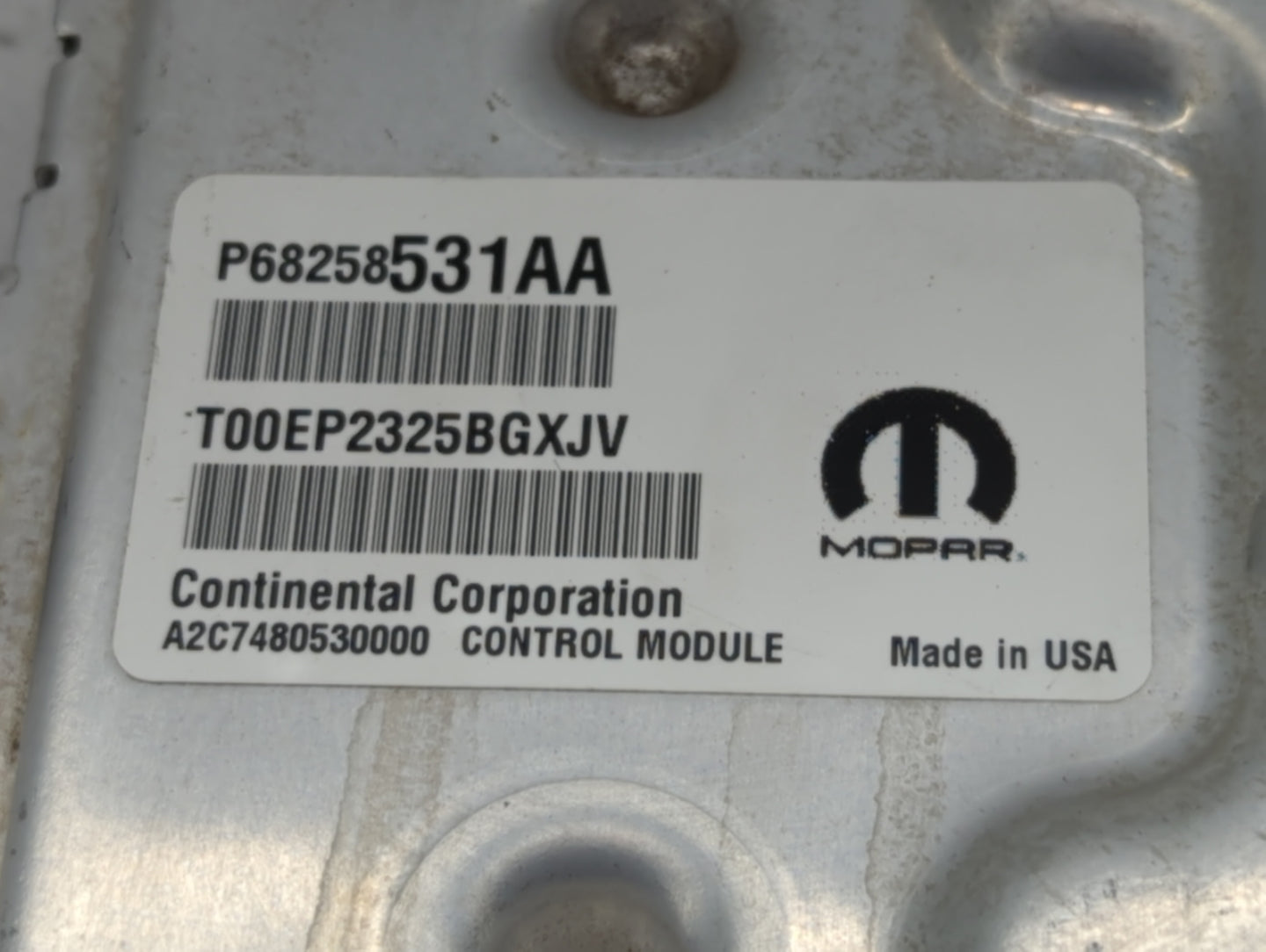2016-2017 Chrysler 200 PCM Engine Control Computer ECU ECM PCU OEM P/N:P68258531AB P68250527AG, P68258531AA Fits Fits 2016 2