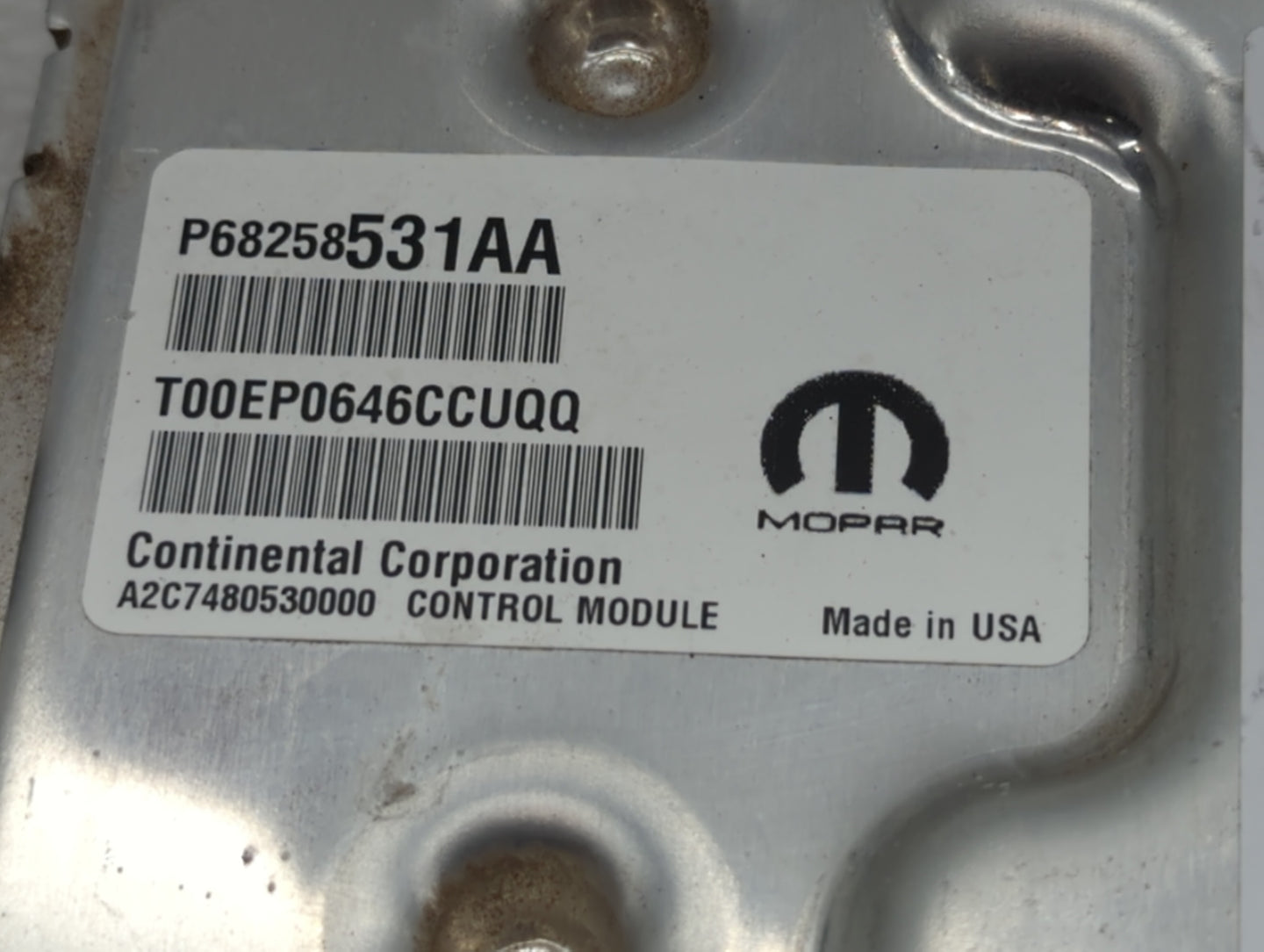 2016-2017 Chrysler 200 PCM Engine Control Computer ECU ECM PCU OEM P/N:P68258531AB P68250527AG, P68258531AA Fits Fits 2016 2