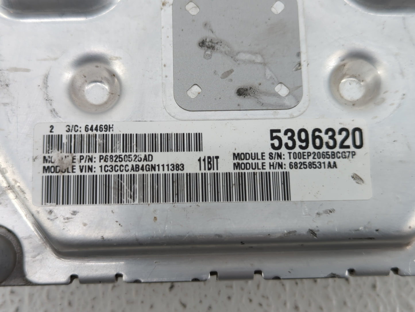 2016-2017 Chrysler 200 PCM Engine Control Computer ECU ECM PCU OEM P/N:P68258531AB P68250527AG, P68258531AA Fits Fits 2016 2