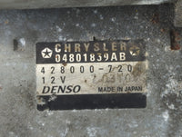 2015-2017 Chrysler 200 Car Starter Motor Solenoid OEM P/N:428000-7200 04801839AB Fits OEM Used Auto Parts - Oemusedautoparts