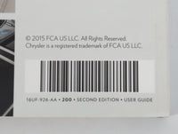 2016 Chrysler 200 Owners Manual Book Guide OEM Used Auto Parts - Oemusedautoparts1.com