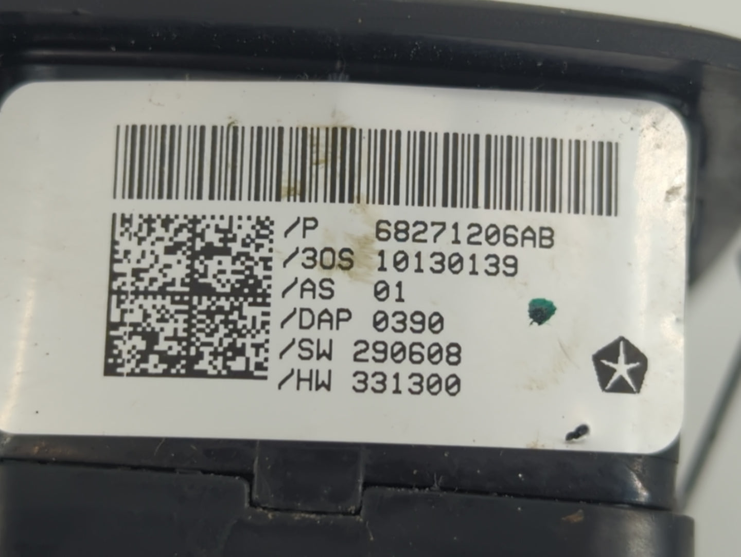 2015-2017 Chrysler 200 Master Power Window Switch Replacement Driver Side Left P/N:68271206AB Fits OEM Used Auto Parts - Oem