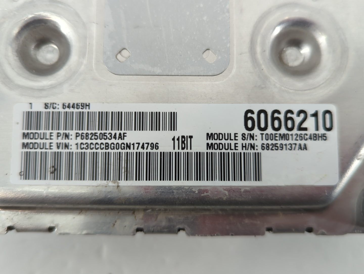 2016-2017 Chrysler 200 PCM Engine Control Computer ECU ECM PCU OEM P/N:5749740 P68259137AA Fits Fits 2016 2017 OEM Used Auto