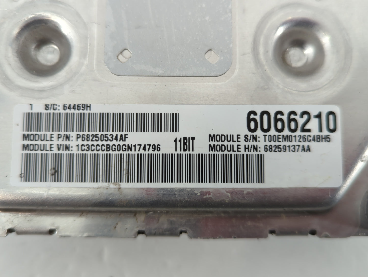 2016-2017 Chrysler 200 PCM Engine Control Computer ECU ECM PCU OEM P/N:5749740 P68259137AA Fits Fits 2016 2017 OEM Used Auto