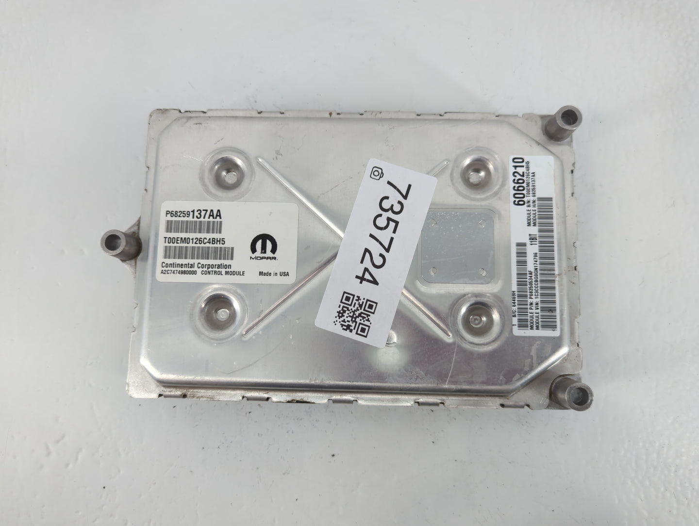 2016-2017 Chrysler 200 PCM Engine Control Computer ECU ECM PCU OEM P/N:5749740 P68259137AA Fits Fits 2016 2017 OEM Used Auto