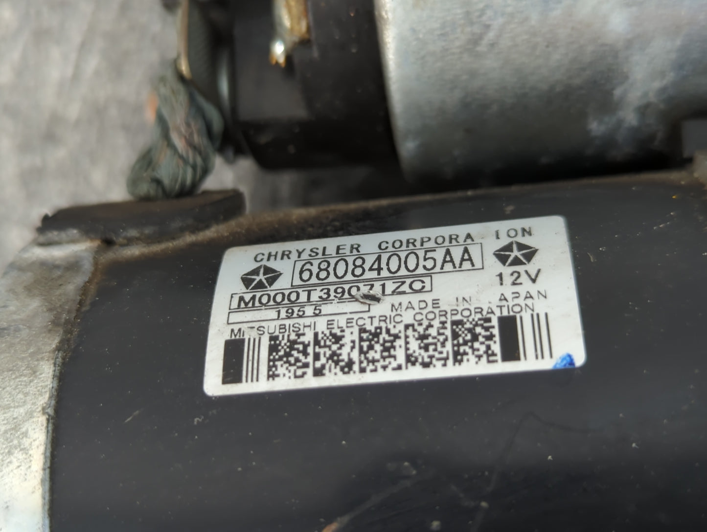 2015-2017 Chrysler 200 Car Starter Motor Solenoid OEM P/N:68084005AA Fits Fits 2014 2015 2016 2017 2018 2019 2020 2021 2022 