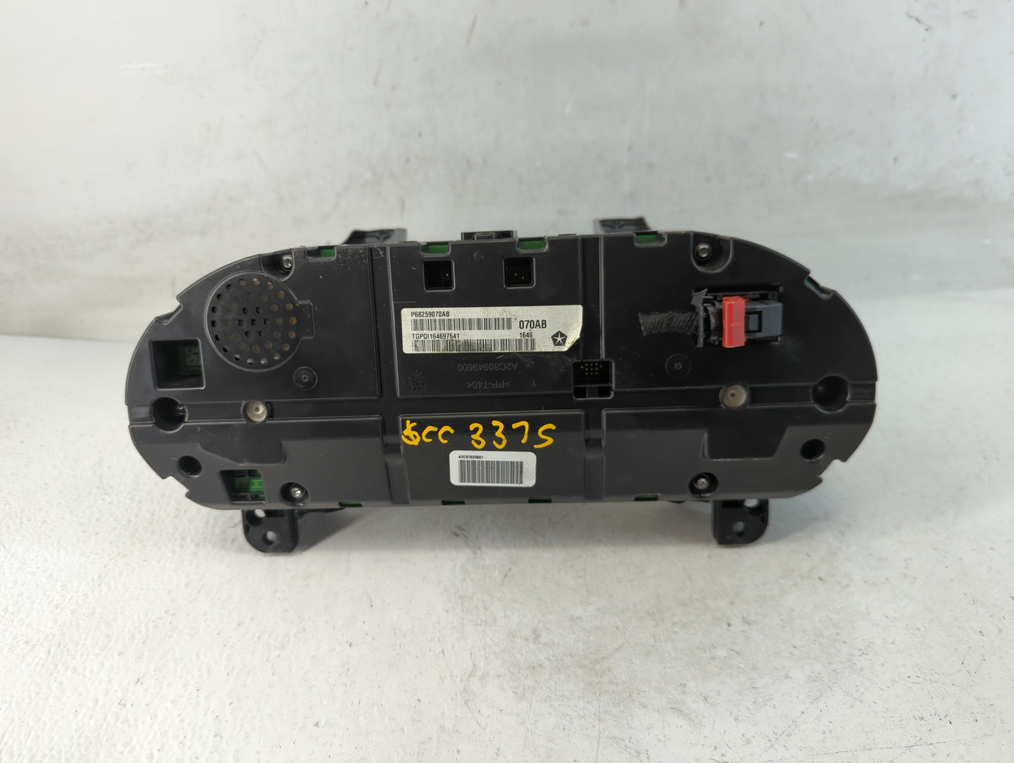 2016 Chrysler 200 Instrument Cluster Speedometer Gauges P/N:P68259070AB Fits OEM Used Auto Parts - Oemusedautoparts1.com