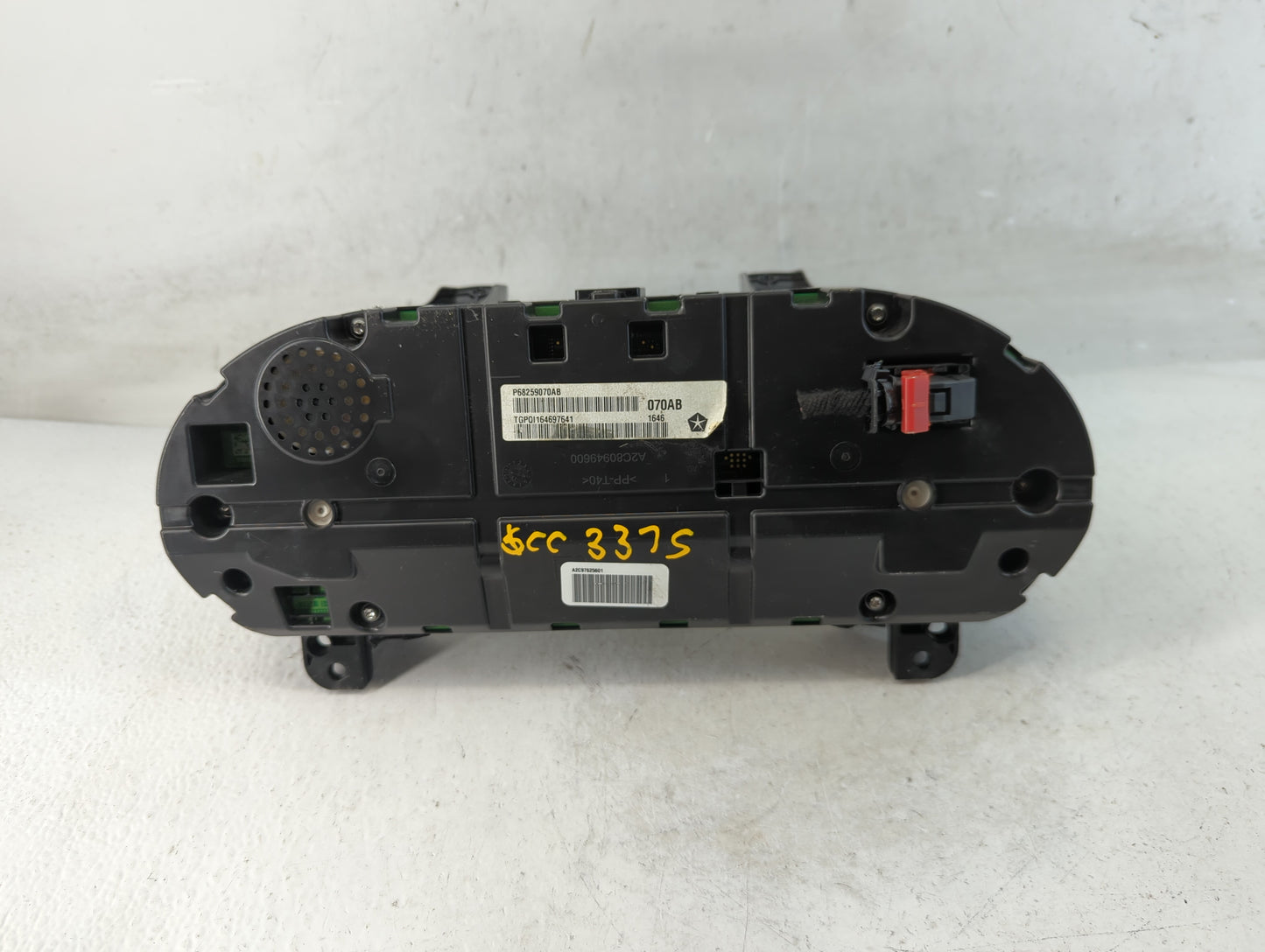 2016 Chrysler 200 Instrument Cluster Speedometer Gauges P/N:P68259070AB Fits OEM Used Auto Parts - Oemusedautoparts1.com