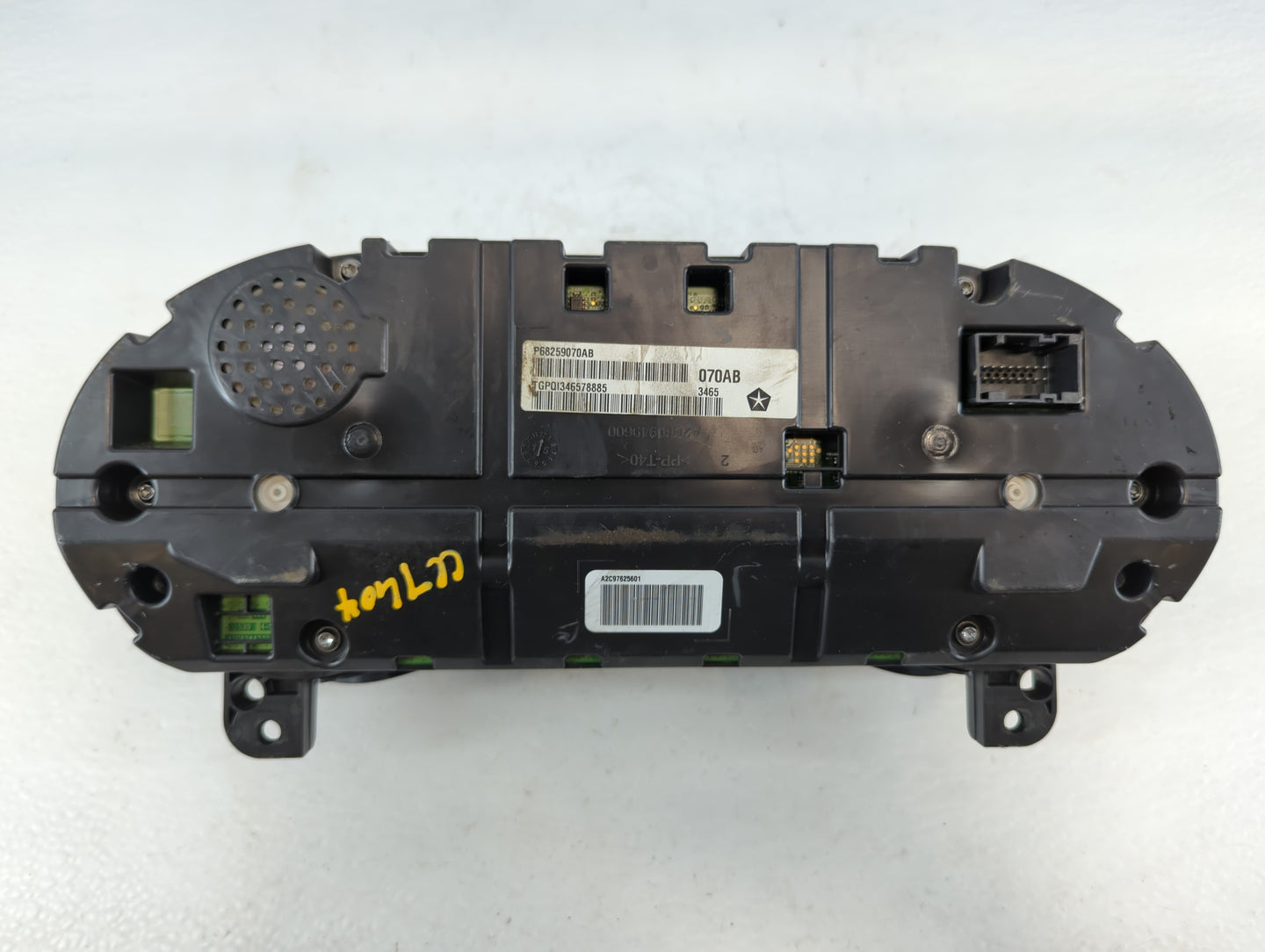 2016 Chrysler 200 Instrument Cluster Speedometer Gauges P/N:P68259070AB Fits OEM Used Auto Parts - Oemusedautoparts1.com
