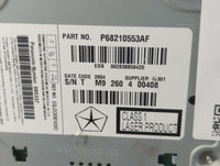 2014 Chrysler 300 Radio AM FM Cd Player Receiver Replacement P/N:P68210553AF Fits OEM Used Auto Parts - Oemusedautoparts1.co