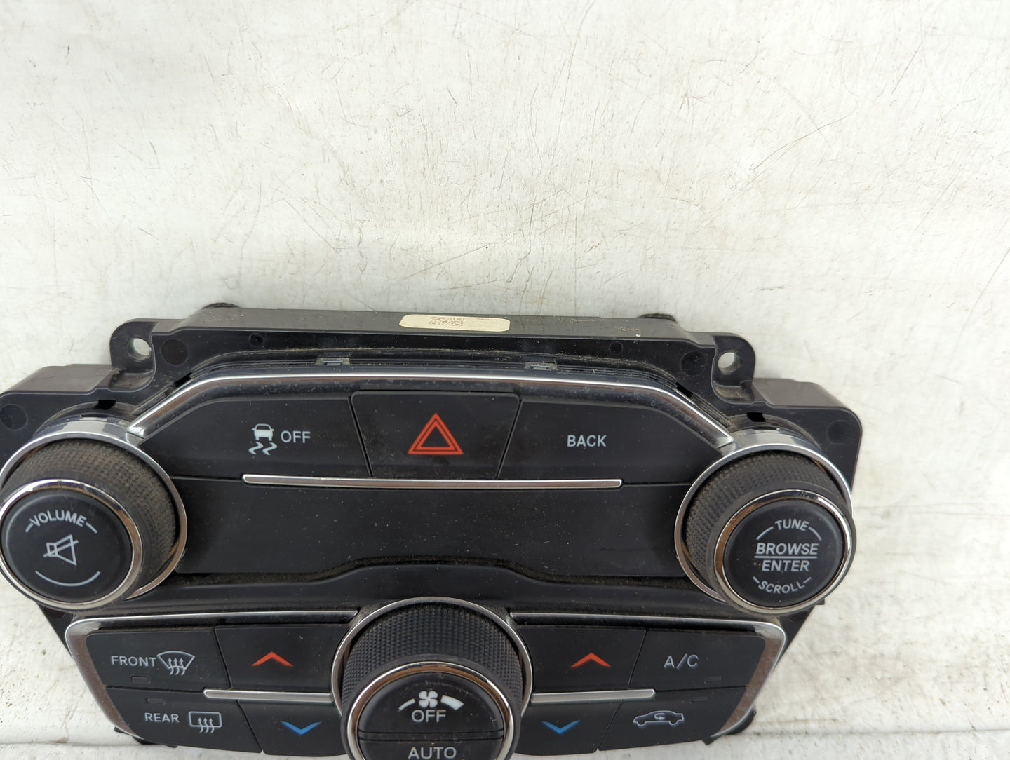 2015-2016 Chrysler 300 Climate Control Module Temperature AC/Heater Replacement P/N:56054875AD Fits Fits 2015 2016 OEM Used 