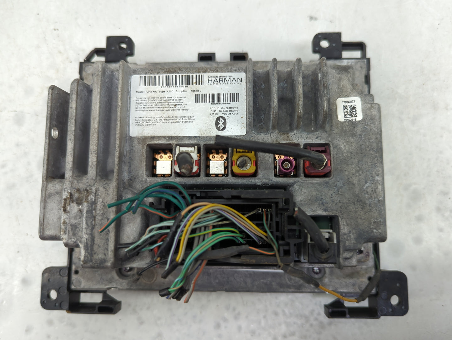2016 Chrysler 300 Radio AM FM Cd Player Receiver Replacement P/N:T00BE131672016 68258398AF, QNG-BE2801, 6434C-BE2801 Fits OE