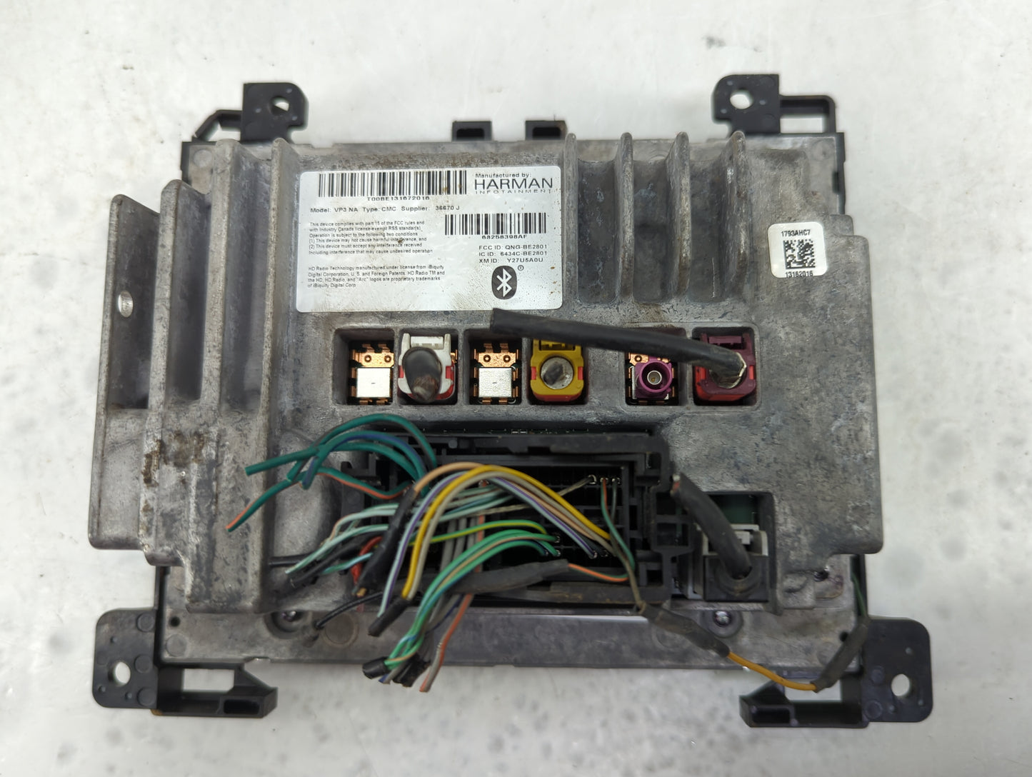2016 Chrysler 300 Radio AM FM Cd Player Receiver Replacement P/N:T00BE131672016 68258398AF, QNG-BE2801, 6434C-BE2801 Fits OE