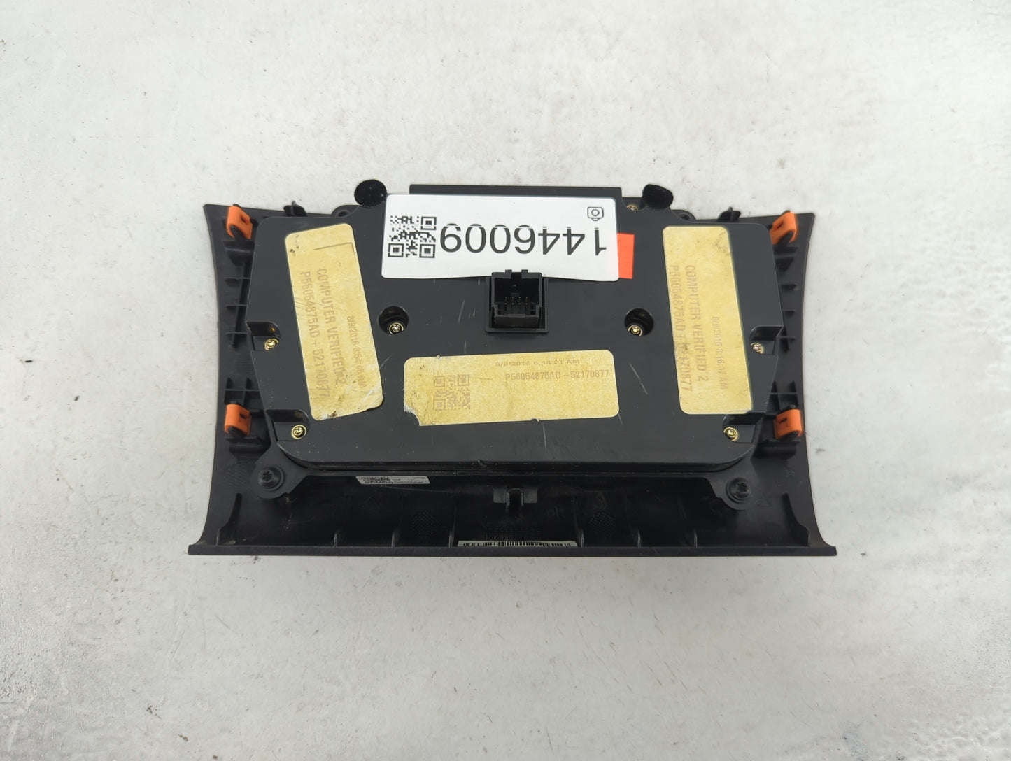 2015-2016 Chrysler 300 Climate Control Module Temperature AC/Heater Replacement P/N:P56054875AD 52170877 Fits Fits 2015 2016