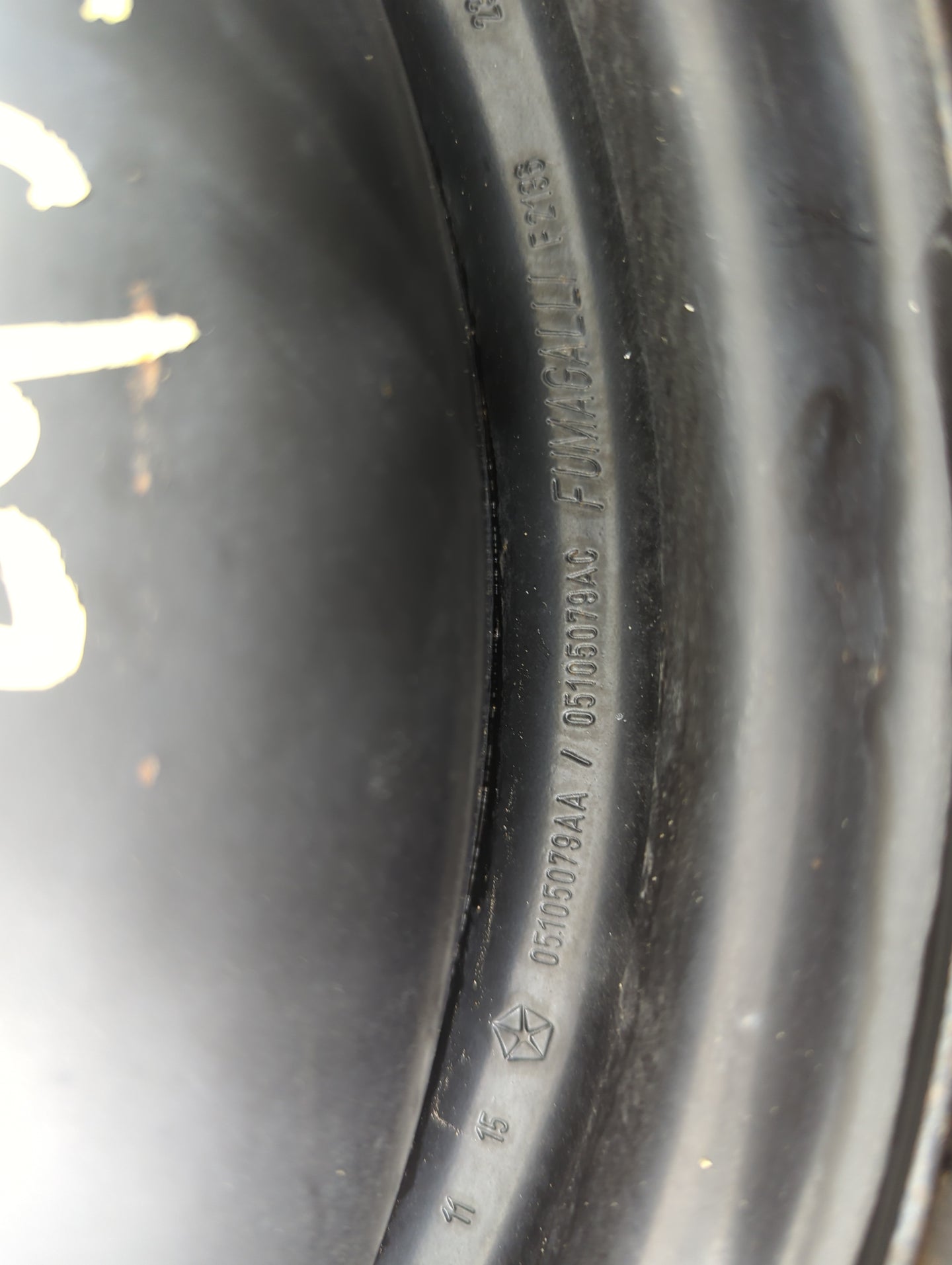 2016 Chrysler Patriot Spare Donut Tire Wheel Rim Oem - Oemusedautoparts1.com