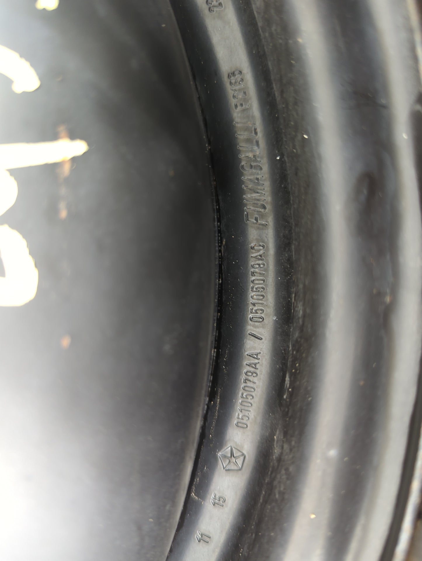 2016 Chrysler Patriot Spare Donut Tire Wheel Rim Oem - Oemusedautoparts1.com