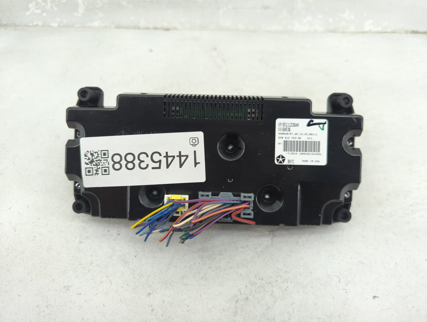 2016 Chrysler Town and Country Climate Control Module Temperature AC/Heater Replacement P/N:55111236AH 5HB012723-30 Fits OEM