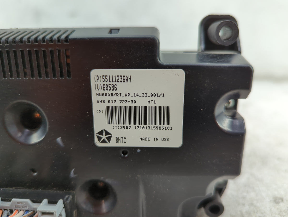 2016 Chrysler Town and Country Climate Control Module Temperature AC/Heater Replacement P/N:55111236AH 5HB01272330 Fits OEM 