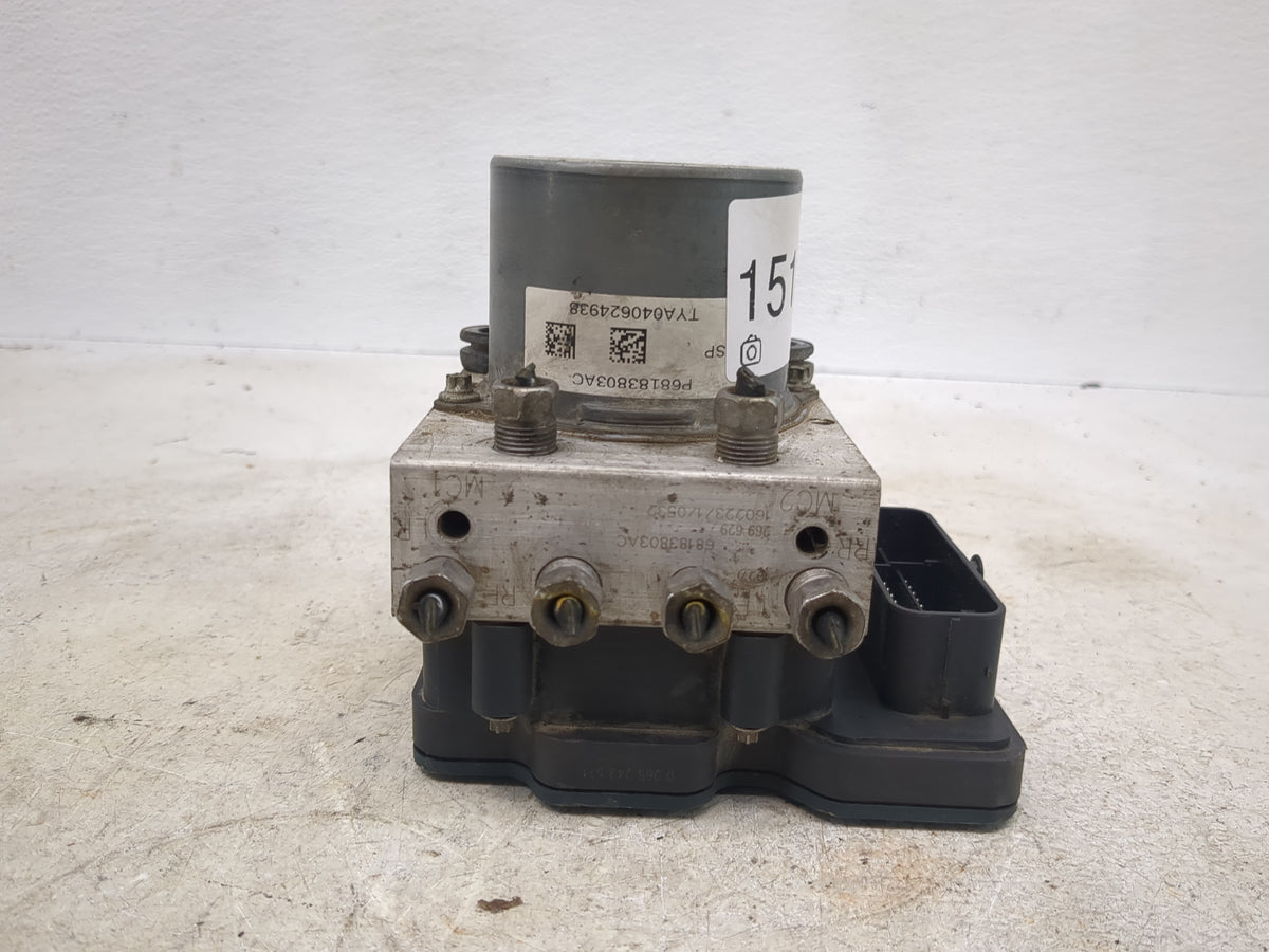 2016 Chrysler Town and Country Anti-Lock Brake ABS Pump Module Actuator OEM P/N:P68183803AC 68183803AC Fits OEM Used Auto Pa