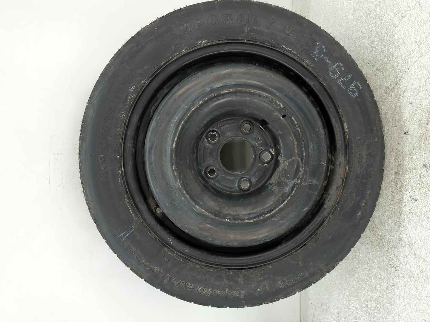 2012-2016 Chrysler Town & Country Spare Donut Tire Wheel Rim Oem - Oemusedautoparts1.com