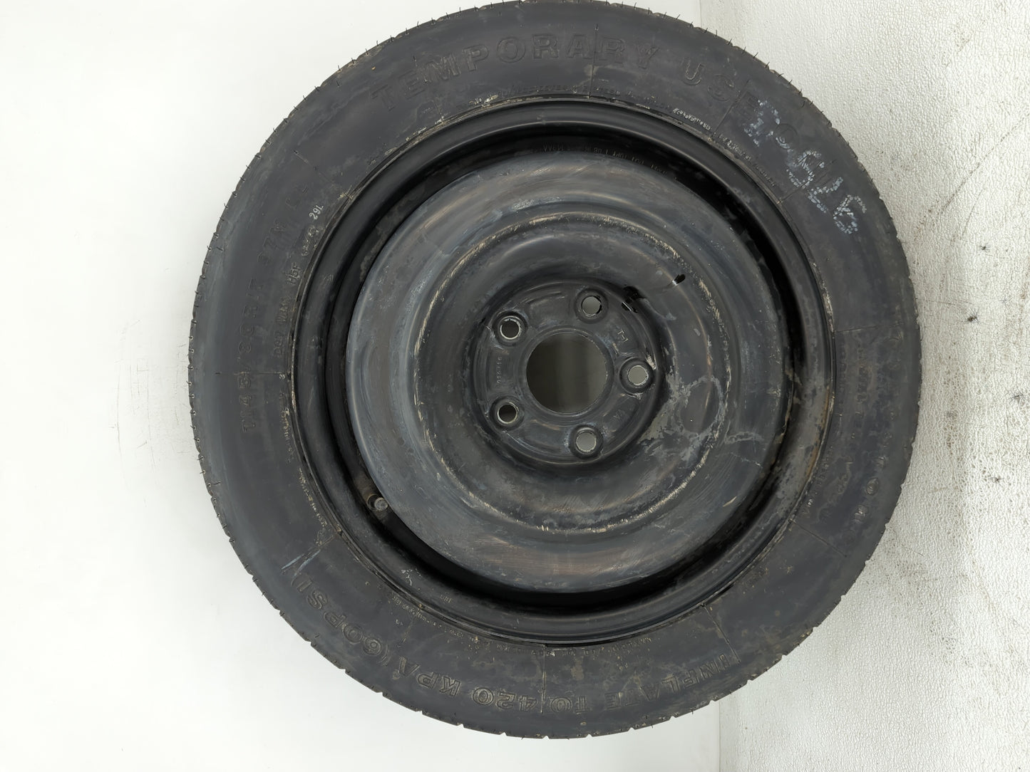 2012-2016 Chrysler Town & Country Spare Donut Tire Wheel Rim Oem - Oemusedautoparts1.com