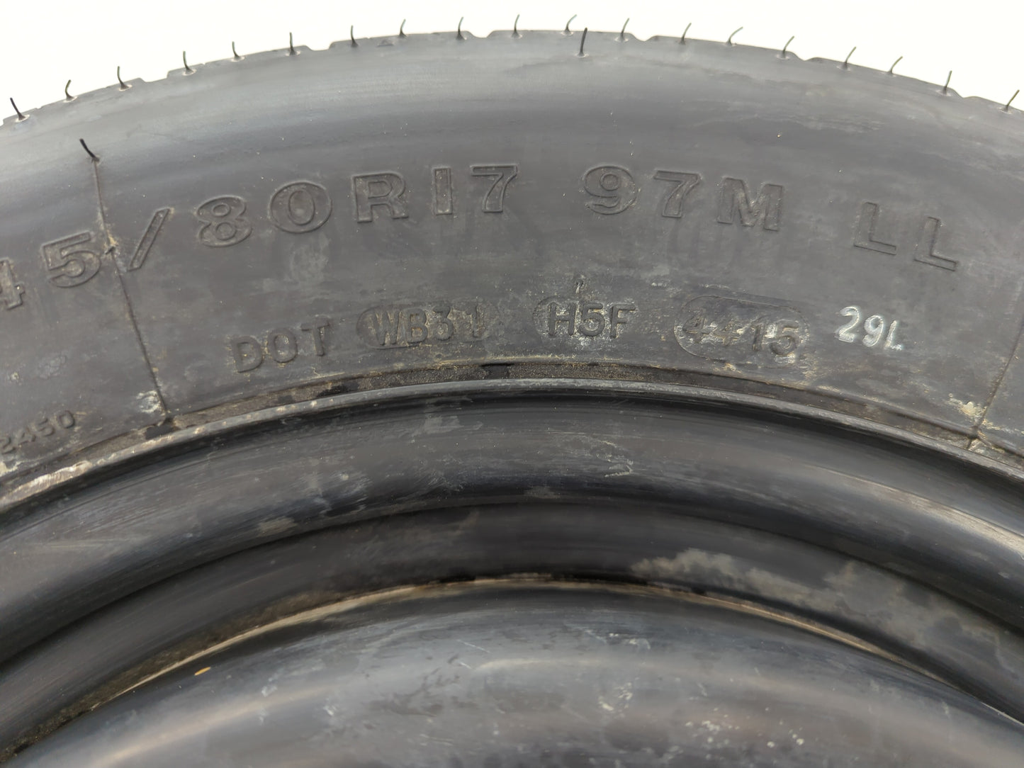 2012-2016 Chrysler Town & Country Spare Donut Tire Wheel Rim Oem - Oemusedautoparts1.com