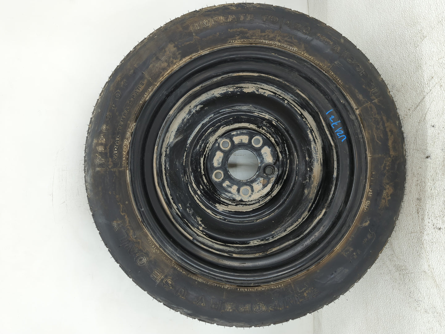 2012-2016 Chrysler Town & Country Spare Donut Tire Wheel Rim Oem - Oemusedautoparts1.com