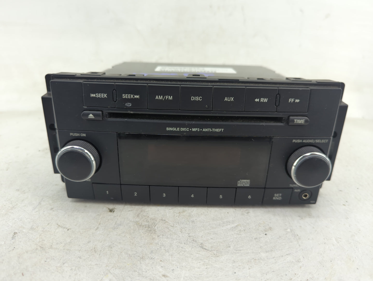 2012-2016 Chrysler Town & Country Radio AM FM Cd Player Receiver Replacement P/N:05091301AC Fits OEM Used Auto Parts - Oemus