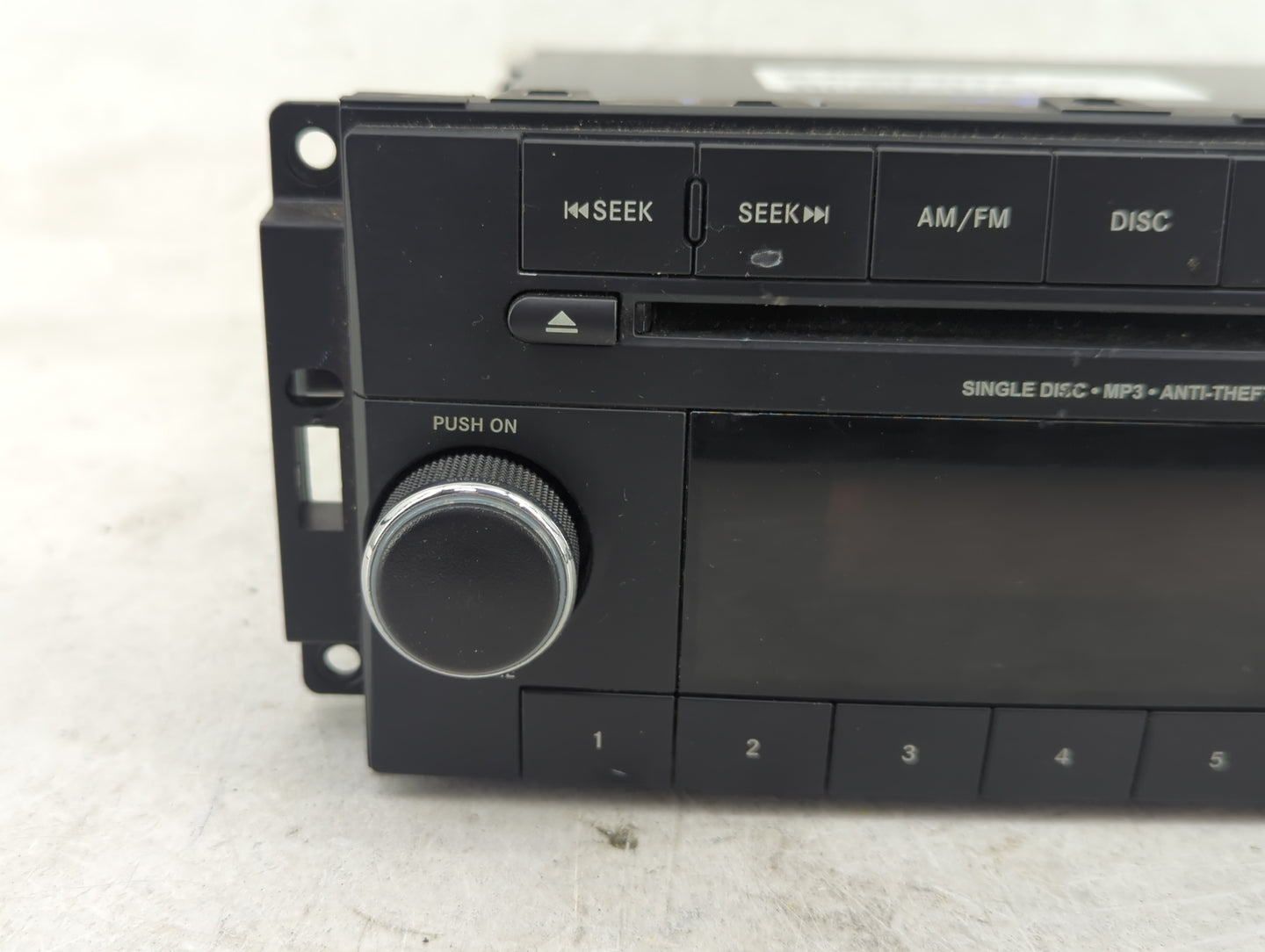 2012-2016 Chrysler Town & Country Radio AM FM Cd Player Receiver Replacement P/N:05091301AC Fits OEM Used Auto Parts - Oemus