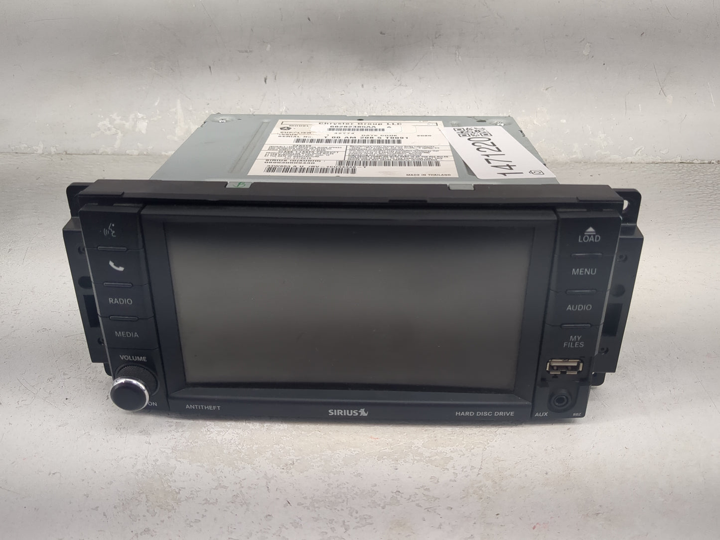 2016-2016 Chrysler Town & Country Information Display Screen - Oemusedautoparts1.com