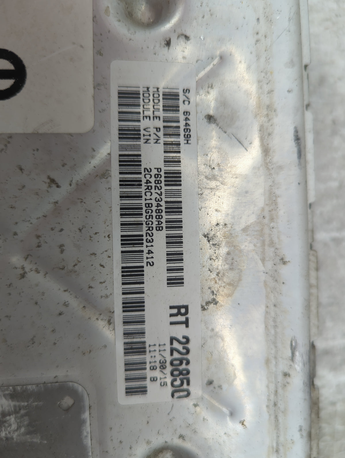 2016 Chrysler Town & Country PCM Engine Control Computer ECU ECM PCU OEM P/N:P68248295AA T00EP3105GTPRP Fits 2017 2018 2019 