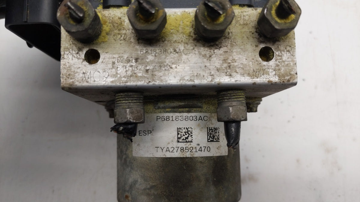 2014 Chrysler Town & Country Anti-Lock Brake ABS Pump Module Actuator OEM P/N:P68183803AC Fits OEM Used Auto Parts - Oemused