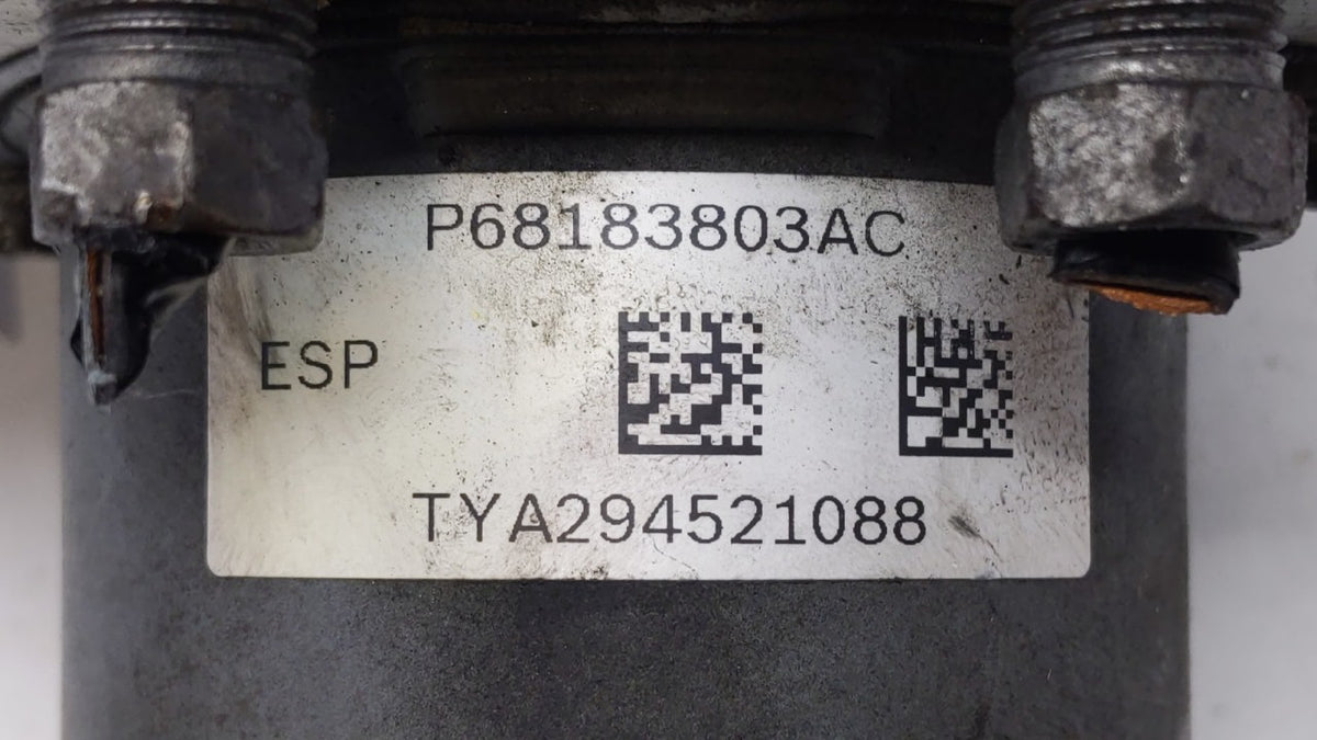 2014 Chrysler Town & Country Anti-Lock Brake ABS Pump Module Actuator OEM P/N:P68183803AC Fits OEM Used Auto Parts - Oemused