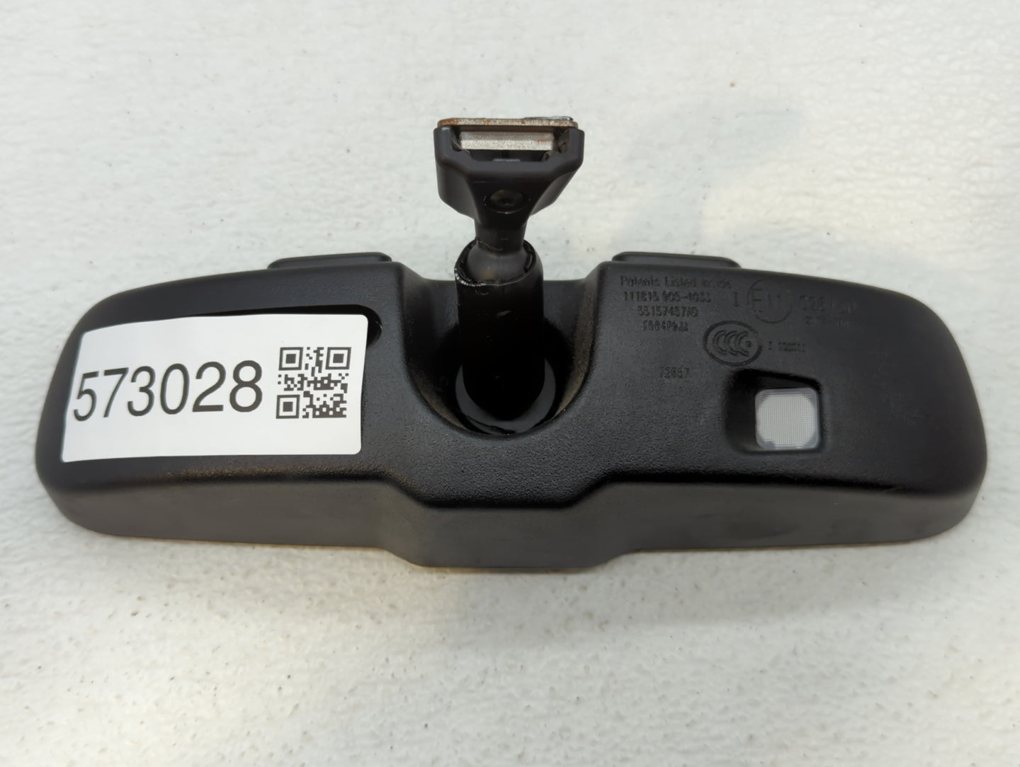 2013-2016 Chrysler Town & Country Interior Rear View Mirror Replacement OEM P/N:E11026130 Fits Fits 2013 2014 2015 2016 2017