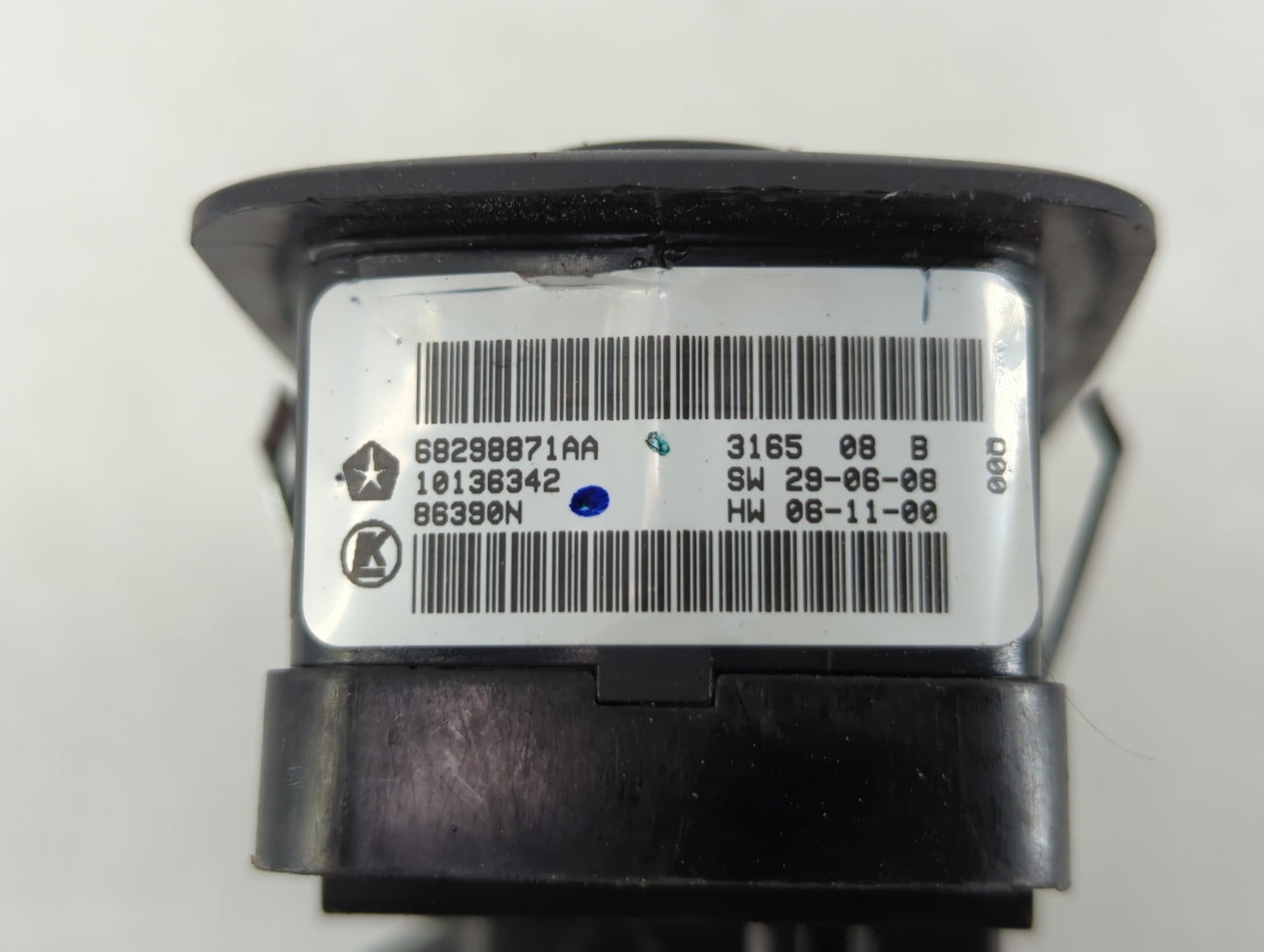2012-2016 Chrysler Town & Country Master Power Window Switch Replacement Driver Side Left P/N:68298871AA Fits OEM Used Auto 