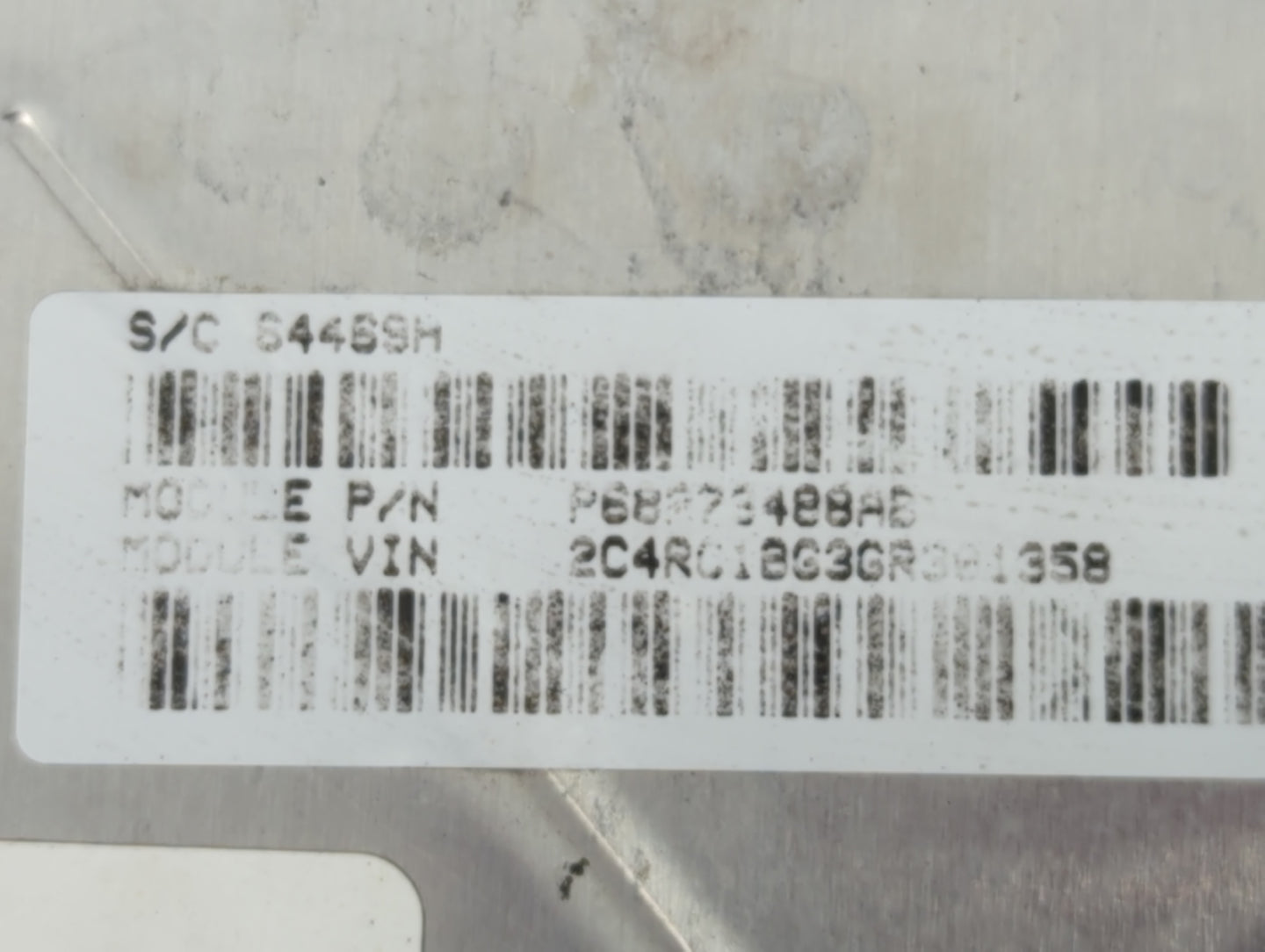 2016 Chrysler Town & Country PCM Engine Control Computer ECU ECM PCU OEM P/N:P68243295AA Fits Fits 2017 2018 2019 2020 OEM U