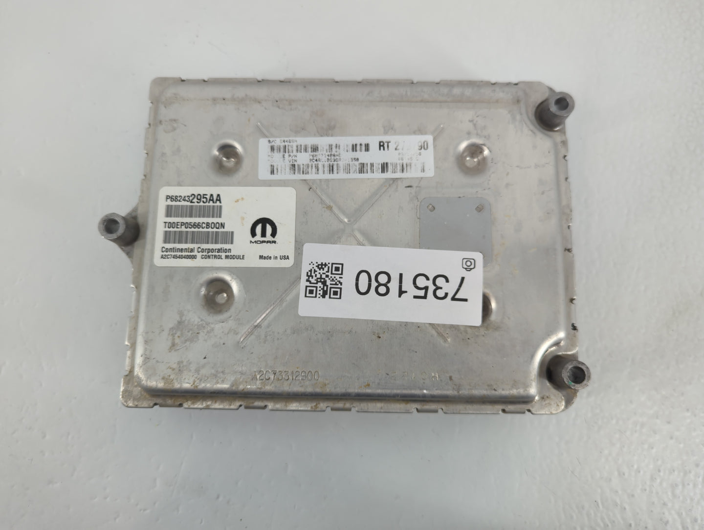2016 Chrysler Town & Country PCM Engine Control Computer ECU ECM PCU OEM P/N:P68243295AA Fits Fits 2017 2018 2019 2020 OEM U