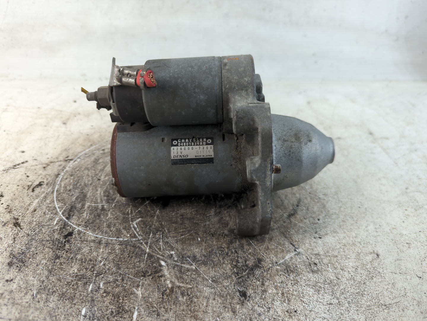 2011-2016 Chrysler Town & Country Car Starter Motor Solenoid OEM P/N:04801839AB 428000-7200 Fits OEM Used Auto Parts - Oemus