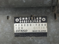 2011-2016 Chrysler Town & Country Car Starter Motor Solenoid OEM P/N:04801839AB 428000-7200 Fits OEM Used Auto Parts - Oemus