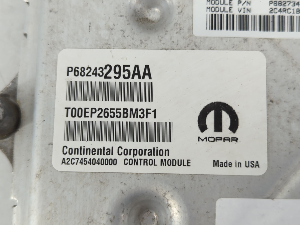 2016 Chrysler Town & Country PCM Engine Control Computer ECU ECM PCU OEM P/N:P68243295AA Fits Fits 2017 2018 2019 2020 OEM U