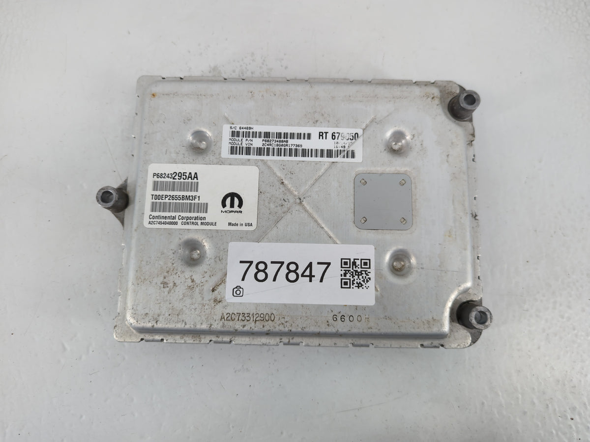 2016 Chrysler Town & Country PCM Engine Control Computer ECU ECM PCU OEM P/N:P68243295AA Fits Fits 2017 2018 2019 2020 OEM U