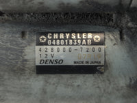 2011-2016 Chrysler Town & Country Car Starter Motor Solenoid OEM P/N:428000-7200 04801839AB Fits OEM Used Auto Parts - Oemus