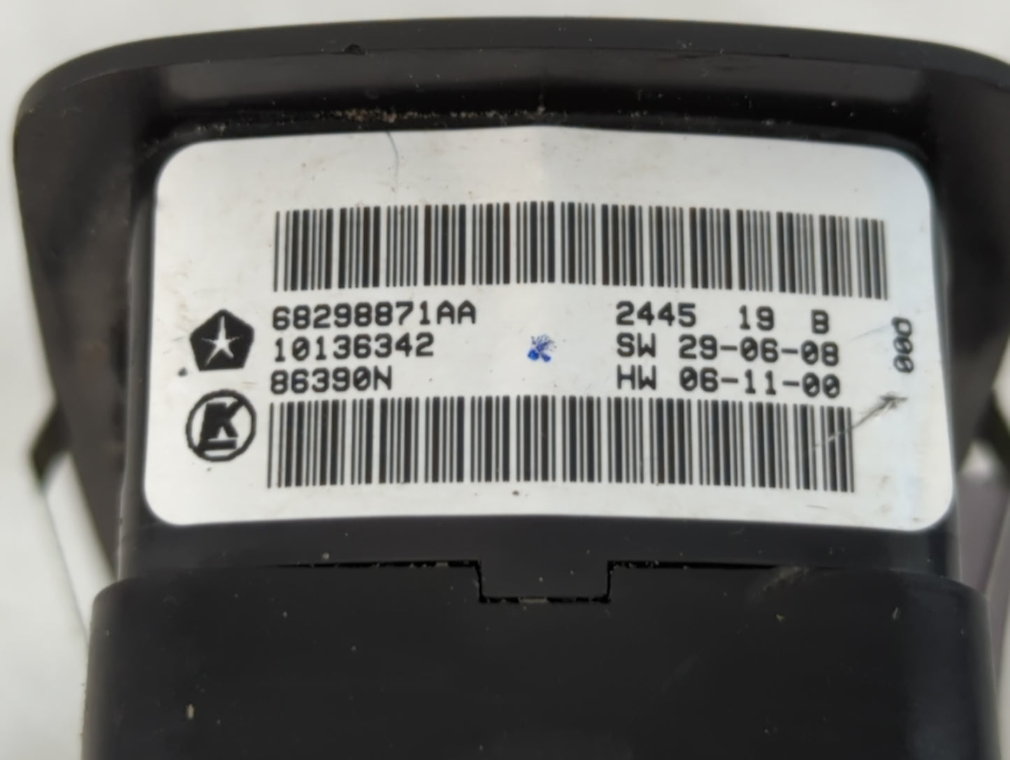 2012-2016 Chrysler Town & Country Master Power Window Switch Replacement Driver Side Left P/N:68298871AA Fits OEM Used Auto 