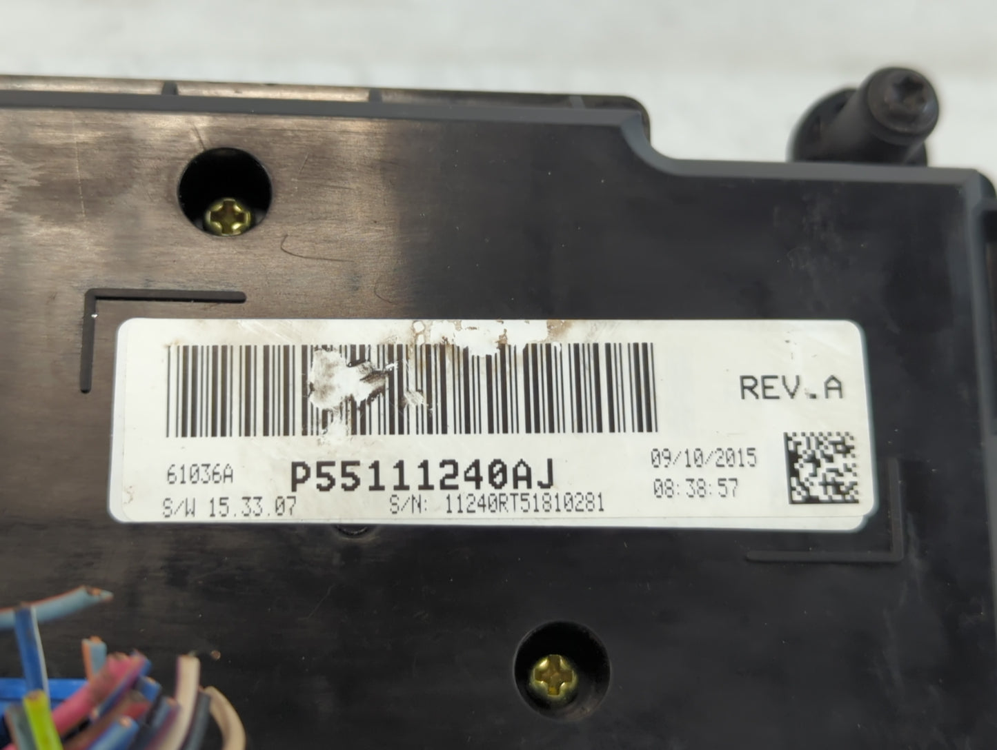 2016 Dodge Caravan Climate Control Module Temperature AC/Heater Replacement P/N:P55111240AJ Fits OEM Used Auto Parts - Oemus